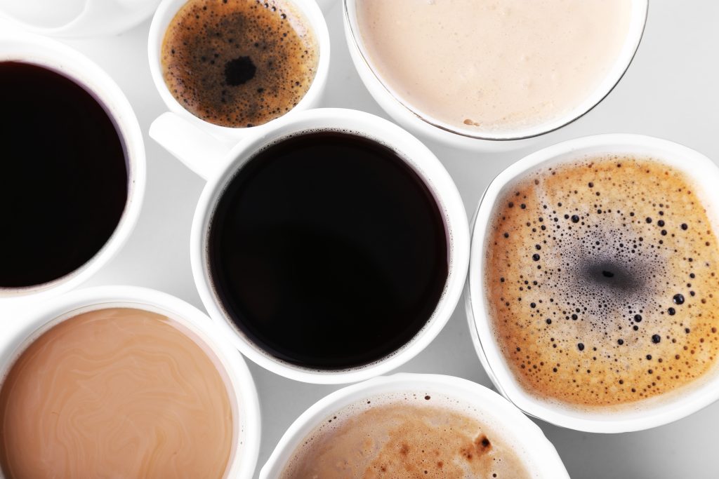 how much caffeine in dunkin coffee