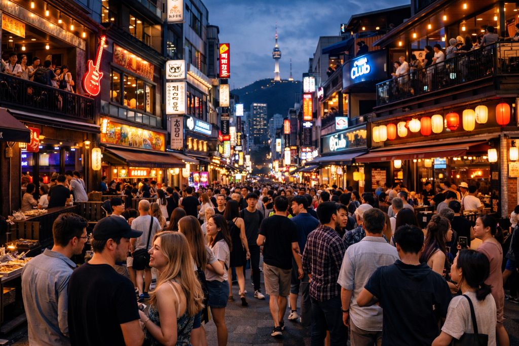 Top Party Districts in Seoul for International Visitors
